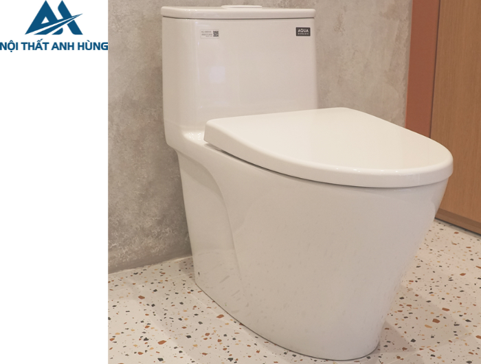 Bồn Cầu INAX AC-989VN 1 Khối Nắp Êm Aqua Ceramic 
