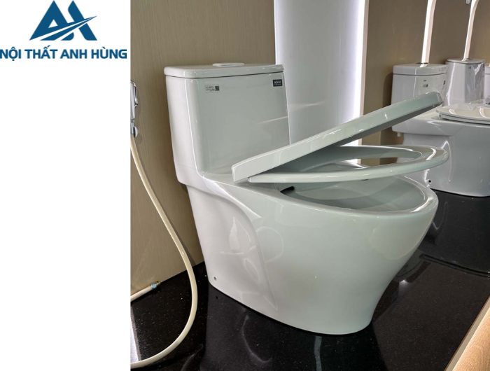 Bồn Cầu INAX AC-989VN 1 Khối Nắp Êm Aqua Ceramic 