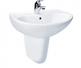 Chậu Lavabo TOTO Treo Tường Chân Ngắn LHT240CS