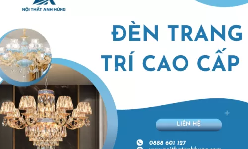 Đèn Trang Trí Cao Cấp – Tạo Điểm Nhấn Sang Trọng Cho Phòng Khách