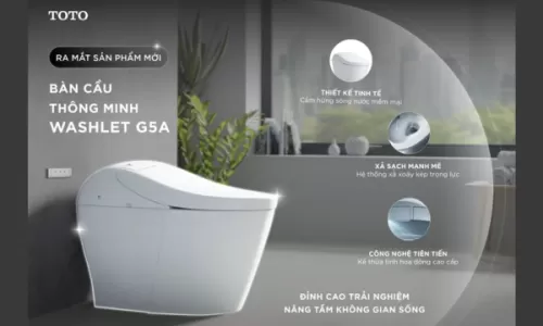 TOTO RA MẮT BÀN CẦU THÔNG MINH WASHLET G5A VÀ THẾ HỆ WASHLET® MỚI: NÂNG TẦM KHÔNG GIAN SỐNG
