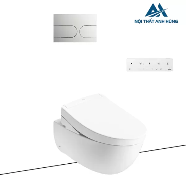 Bàn cầu treo tường TOTO CW812REA TCF34461GAA WH172AT TCA465 MB175M#SS