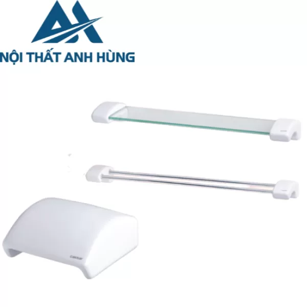 Bộ Phụ Kiện 3 Món Sứ Caesar Q940+Q941+Q944 Phòng Tắm