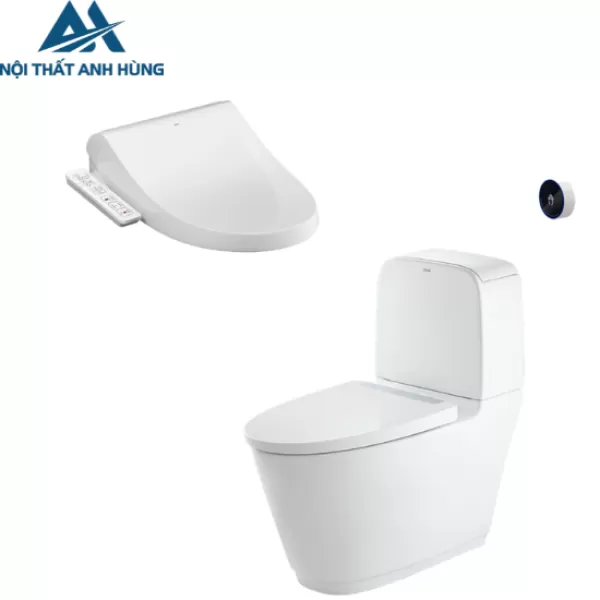 Bồn cầu 2 khối xả cảm ứng nắp điện tử INAX ACT-832 + CW-H18VN