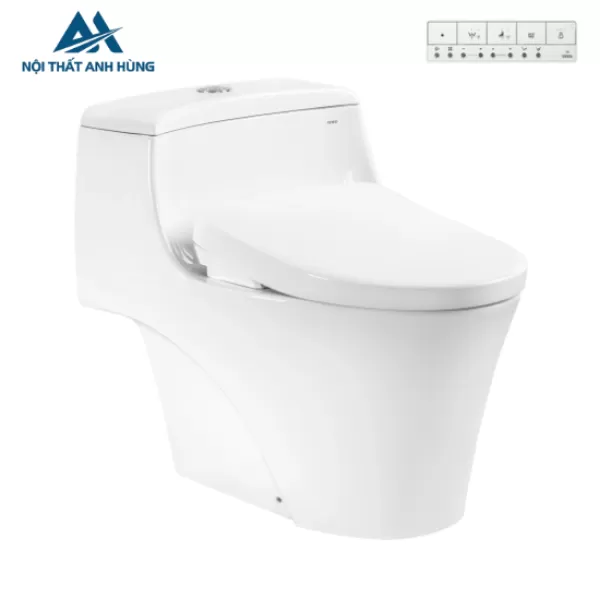 Bồn cầu TOTO MS823CDRW23 1 khối nắp điện tử Washlet S7 TCF47360GAA 