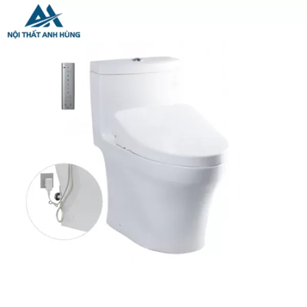 Bồn cầu TOTO MS889DRW11 1 khối nắp điện tử Washlet