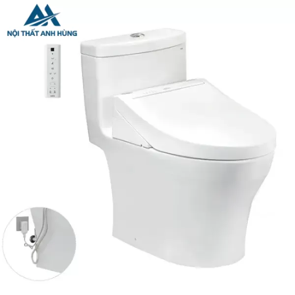 Bồn cầu TOTO MS889DRW14 1 khối nắp điện tử Washlet