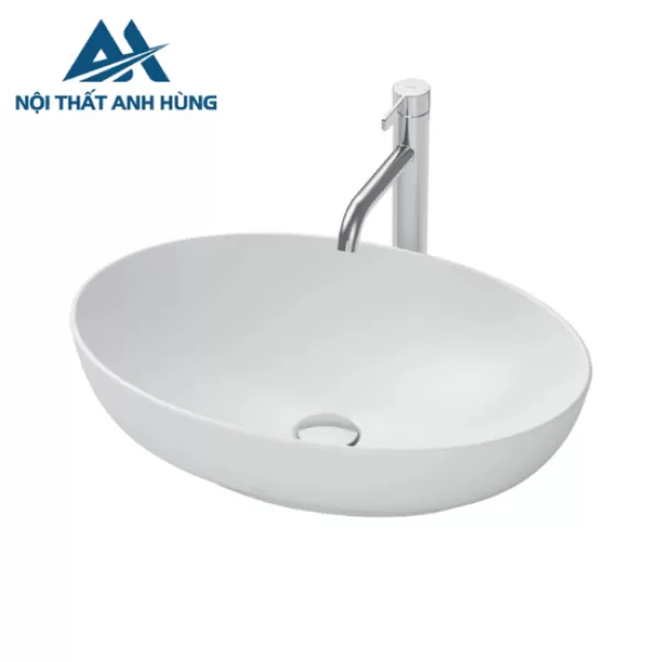 Chậu rửa lavabo đặt bàn TOTO LT1705#MW màu trắng mờ