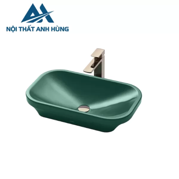 Chậu rửa lavabo đặt bàn TOTO LW630JDW/F#FRG màu xanh lá