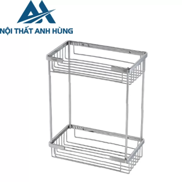 Kệ Inox 2 tầng CAESAR ST859 Gắn Tường Chữ Nhật