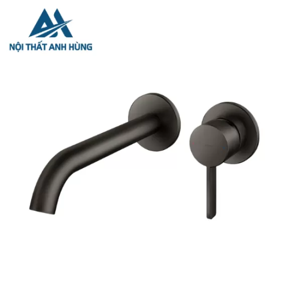 Vòi Lavabo Gắn Tường TLG11308BA#MBL Màu Đen Mờ