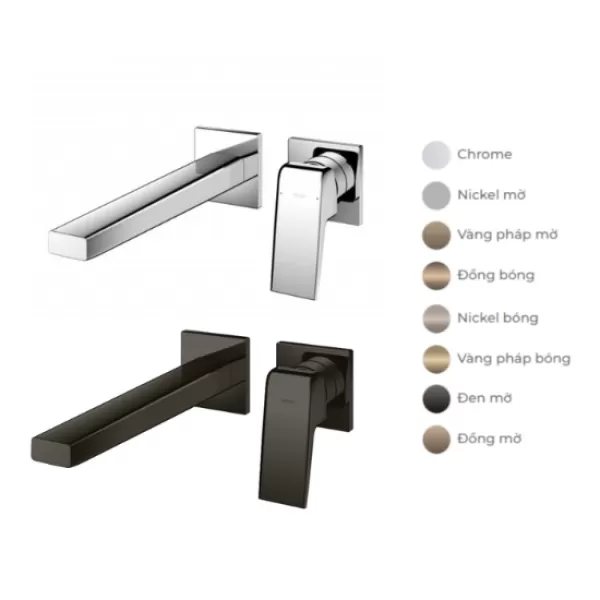 Vòi lavabo nóng lạnh gắn tường TOTO TLG10308BB 