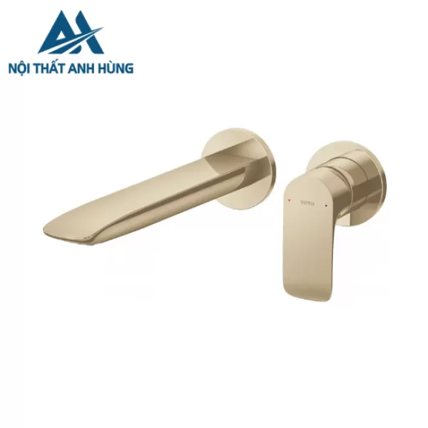 Vòi Lavabo TOTO Gắn Tường Màu Vàng Pháp Mờ TLG04310BB#BFG
