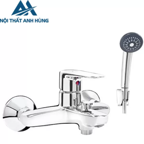 Vòi Sen Tắm Nóng Lạnh Inax BFV-1113S-4C Tay Sen Mạ