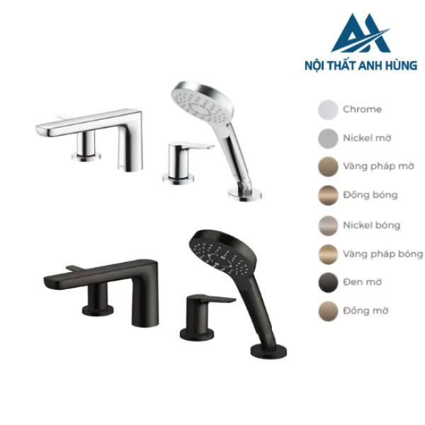 Vòi xả bồn tắm TOTO TBG03202BB nóng lạnh kèm tay sen