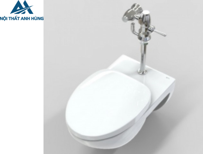 Bàn Cầu INAX AC-22PVN Treo Tường Nắp Êm Kèm Van Xả
