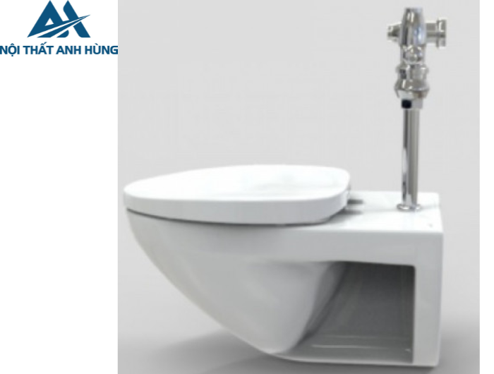 Bàn Cầu INAX AC-22PVN Treo Tường Nắp Êm Kèm Van Xả