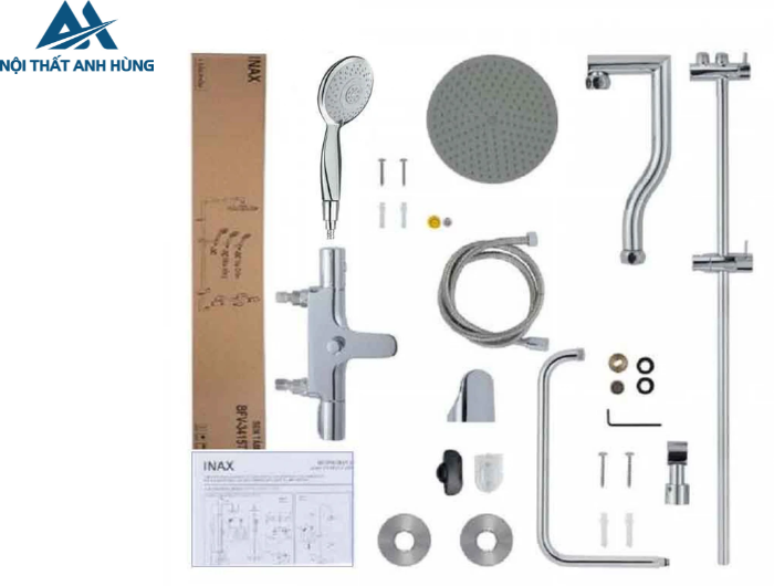 Bộ sen tắm cây nhiệt độ INAX BFV-3415T