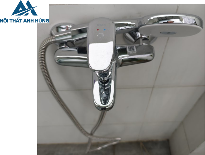 Bộ vòi sen tắm nóng lạnh INAX BFV-1113S-8C