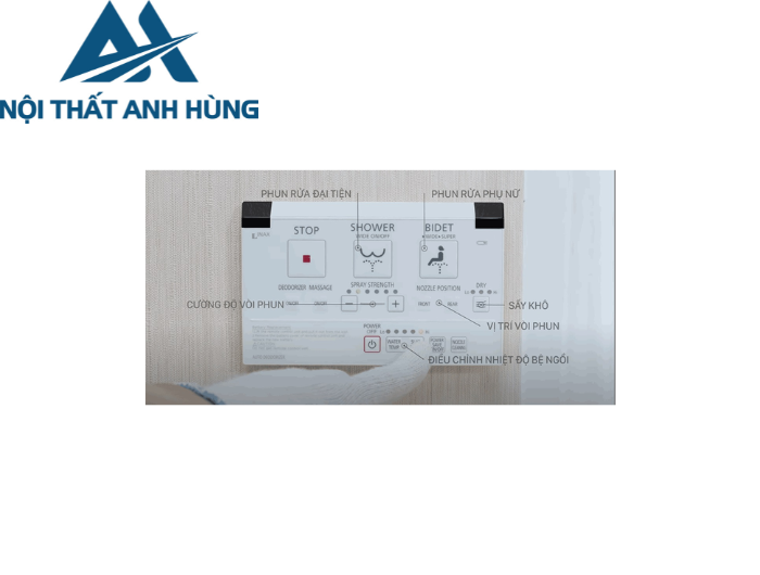 Bồn cầu 1 khối nắp điện tử INAX AC-1008R + CW-KA22AVN