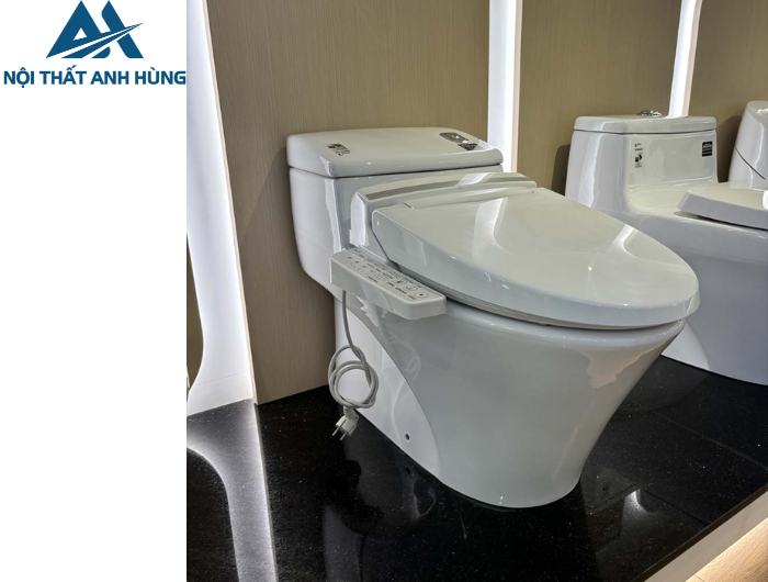 Bồn cầu 1 khối nắp điện tử INAX AC-1008R + CW-KB22AVN