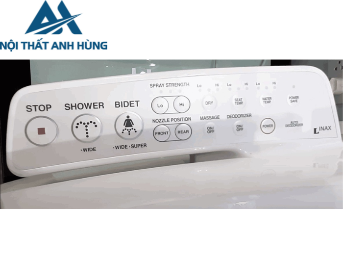 Bồn cầu 1 khối nắp điện tử INAX AC-1035 + CW-KB22AVN