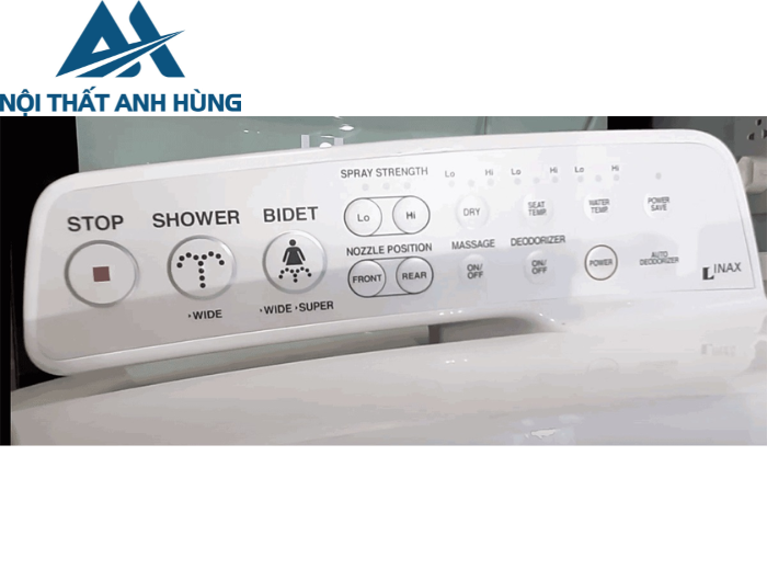 Bồn cầu 1 khối nắp điện tử INAX AC-1052 + CW-KB22AVN
