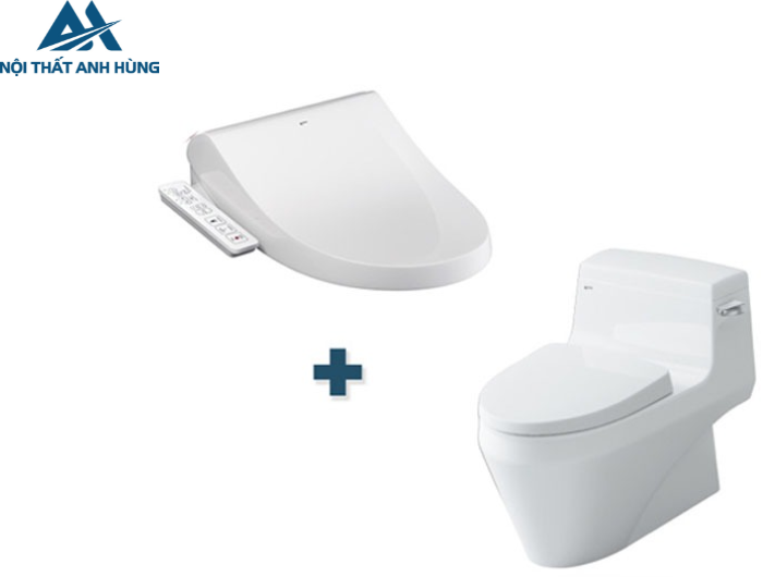 Bồn cầu 1 khối nắp điện tử INAX AC-1135 + CW-H17VN