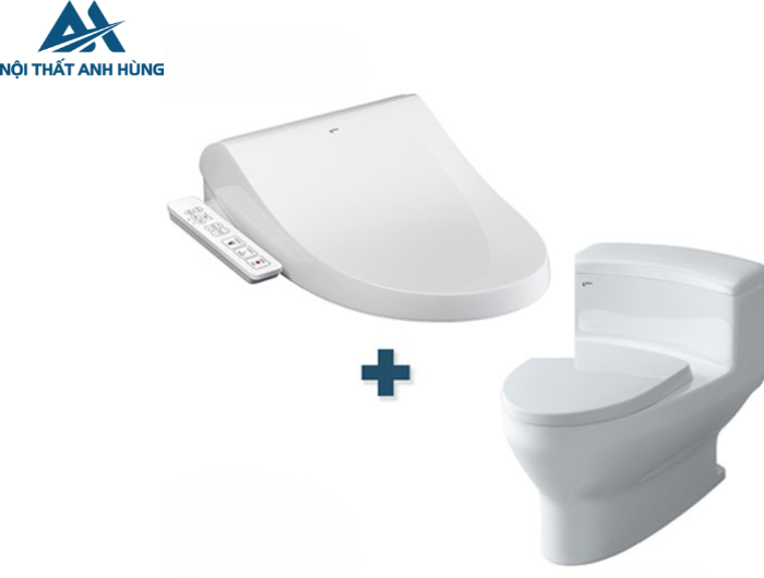Bồn cầu 1 khối nắp điện tử INAX AC-4005 + CW-H18VN
