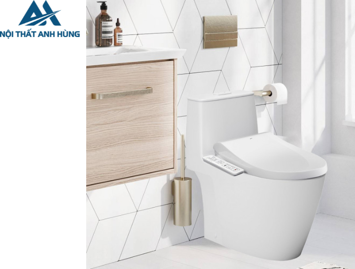 Bồn cầu 1 khối nắp điện tử INAX AC-902 + CW-H18VN