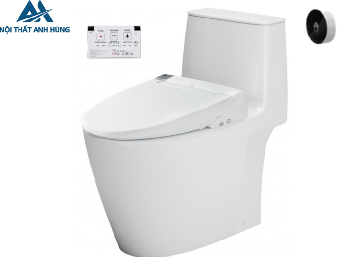 Bồn cầu 1 khối xả cảm ứng nắp điện tử INAX ACT902 + CWKA22AVN