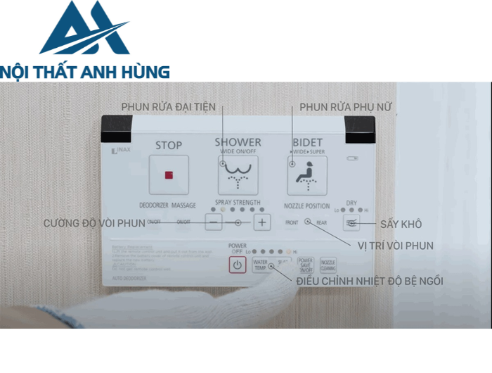 Bồn cầu 2 khối nắp điện tử INAX AC-602 + CW-KA22AVN
