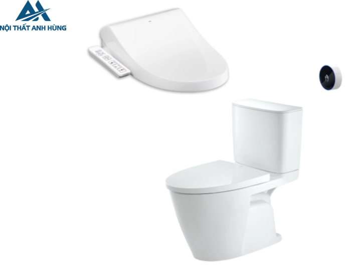 Bồn cầu 2 khối nắp điện tử xả cảm ứng INAX ACT602 + CWH17VN