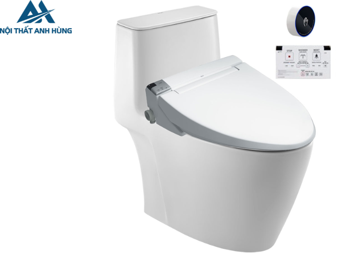 Bồn cầu 2 khối xả cảm ứng nắp điện tử INAX ACT-832 + CW-KA22AVN