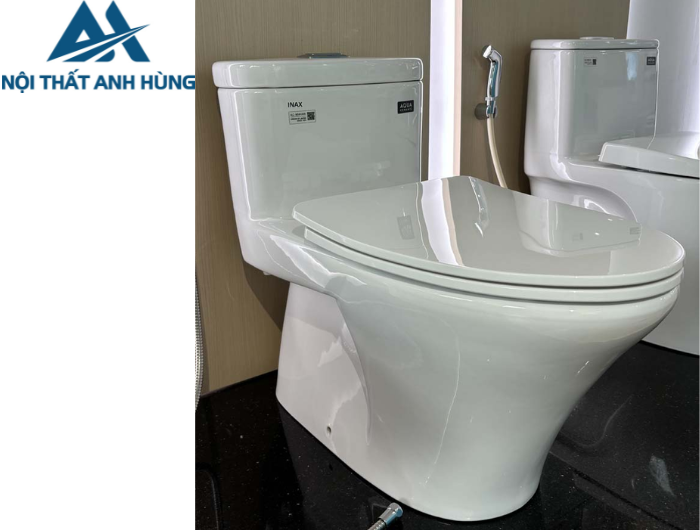 Bồn Cầu INAX AC-959VAN-2 1 Khối Aqua Ceramic Nắp Mỏng