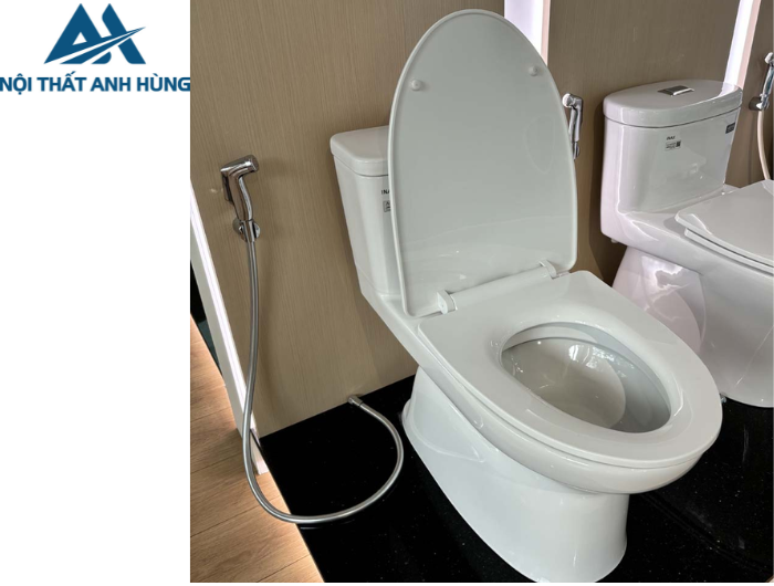 Bồn Cầu INAX AC-969VN-2 1 Khối Aqua Ceramic Nắp Mỏng Đóng Êm