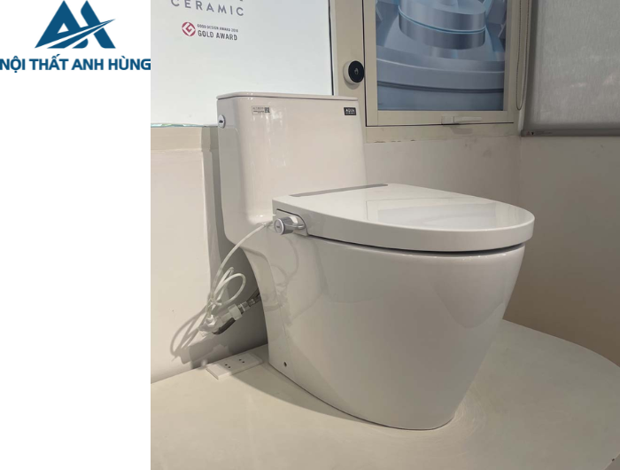 Bồn Cầu INAX ACT-902 + CW-S32VN 1 Khối Xả Tự Động Nắp Rửa Cơ