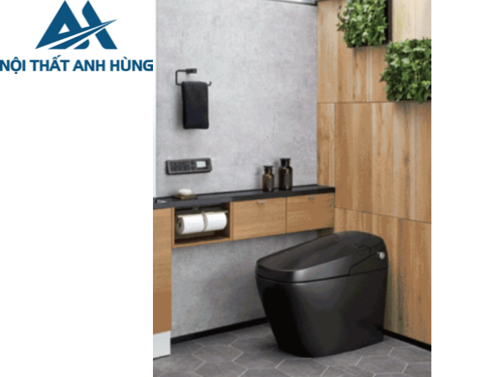 Bồn Cầu Thông Minh INAX AC-G216VN/BKG  Satis Màu Đen
