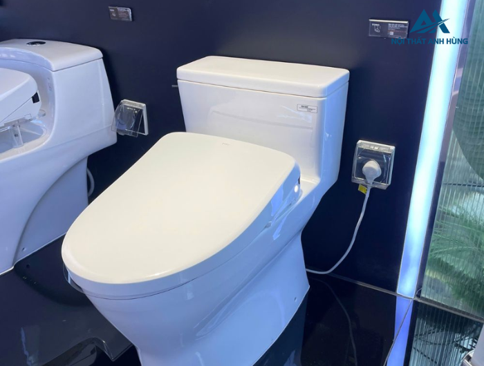 Bồn cầu TOTO MS188VKW23 1 khối nắp điện tử Washlet S7