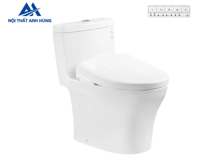 Bồn cầu TOTO MS889CDRW23 1 khối nắp điện tử Washlet