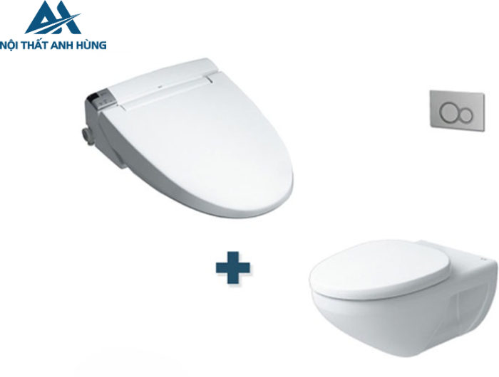Bồn Cầu Treo Tường Nắp Điện Tử INAX AC-23P + CW-KA22AVN