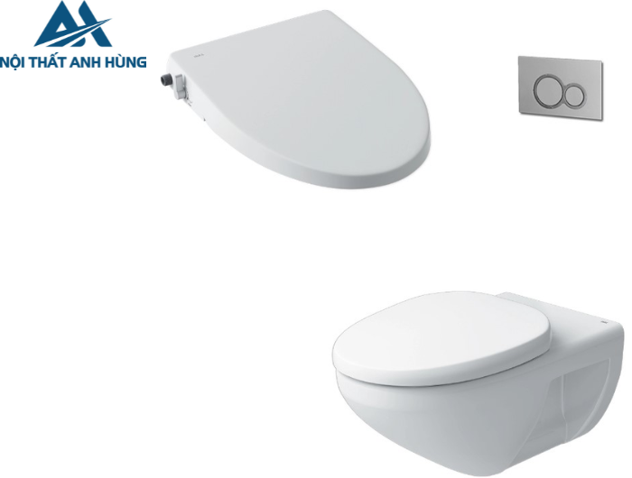 Bồn Cầu Treo Tường Nắp Rửa Cơ INAX AC-23P + CW-S15VN