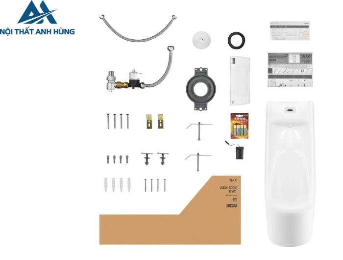Bồn Tiểu Nam Inax ASU-500V Cảm Ứng Tự Động