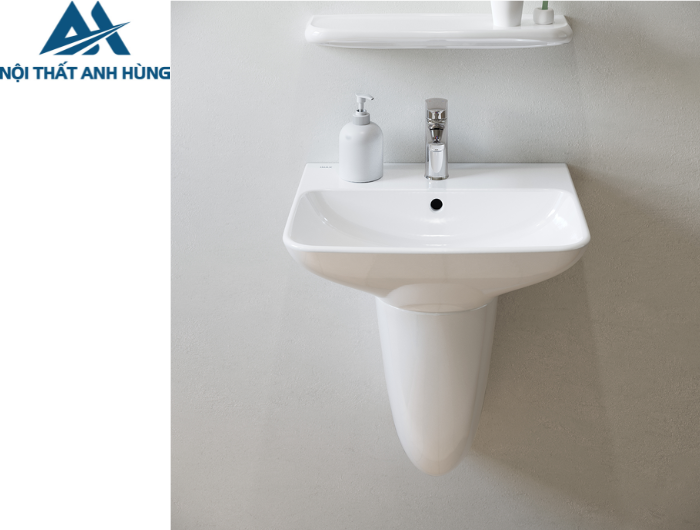 Chậu Lavabo Inax L-289V/L-288VC  Treo Tường Chân Ngắn