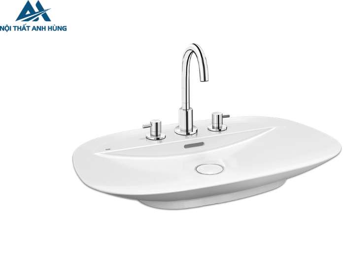 Chậu Rửa Lavabo Đặt Bàn INAX AL-S640VGC 3 Lỗ Men Aqua Ceramic
