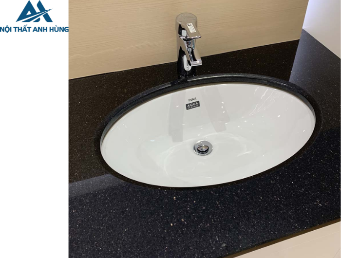 Chậu Rửa Lavabo Inax AL-2216V Âm Bàn Aqua Ceramic