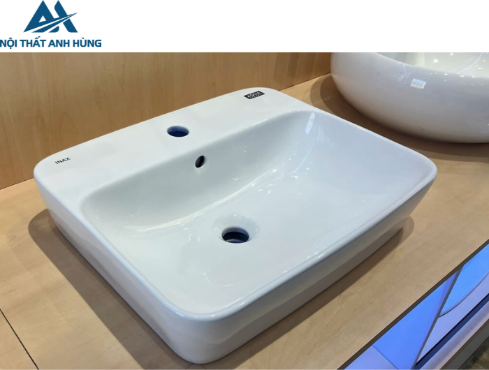 Chậu Rửa Lavabo Inax AL-286V Đặt Bàn Aqua Ceramic