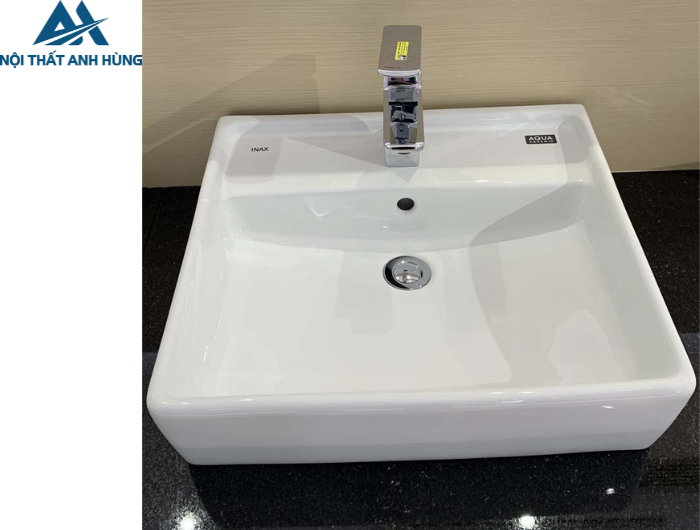 Chậu Rửa Lavabo Inax AL-293V Đặt Bàn Aqua Ceramic