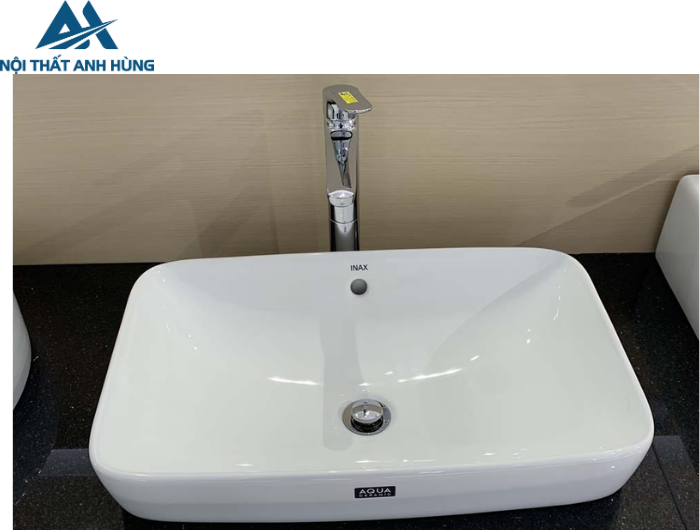 Chậu Rửa Lavabo Inax AL-299V  Đặt Bàn Aqua Ceramic