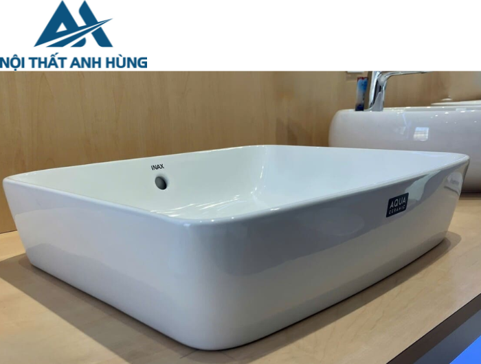 Chậu Rửa Lavabo Inax AL-369V Đặt Bàn Aqua Ceramic
